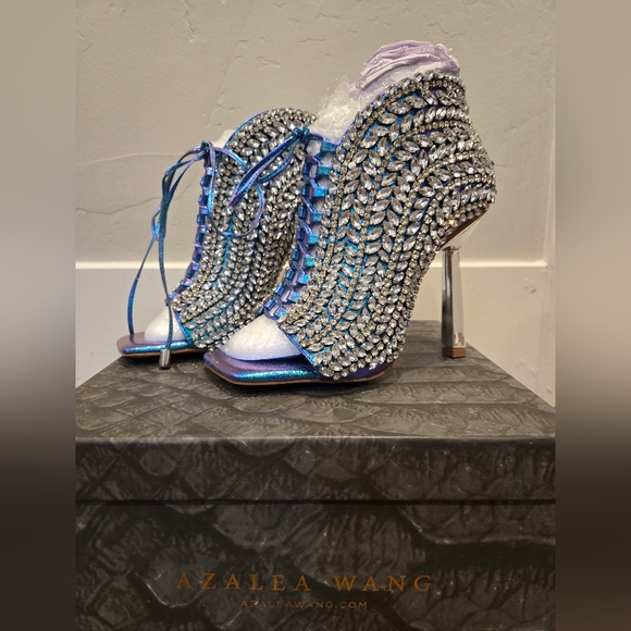 Azalea Wang Ariel Sandals Size 7.5 - Picture 2 of 6